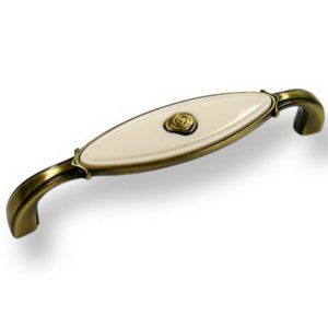 Mâner bronz antic bej cu ornament S 1898-106ZN31A78