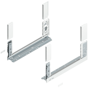 Laterală de sertar LEGRABOX free, Înălţime C (177 mm), NL=450 mm, dreapta+stânga, pentru LEGRABOX free - 780C4502S