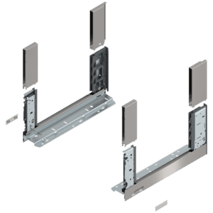 Laterală de sertar LEGRABOX free, Înălţime C (177 mm), NL=350 mm, dreapta+stânga, pentru LEGRABOX free - 780C3502I