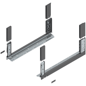 Laterală de sertar LEGRABOX free, Înălţime C (177 mm), NL=550 mm, dreapta+stânga, pentru LEGRABOX free - 780C5502S - imagine 5