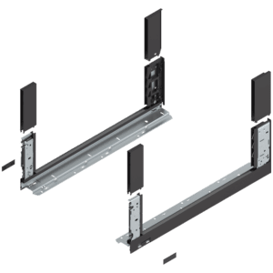 Laterală de sertar LEGRABOX free, Înălţime C (177 mm), NL=550 mm, dreapta+stânga, pentru LEGRABOX free - 780C5502S - imagine 6