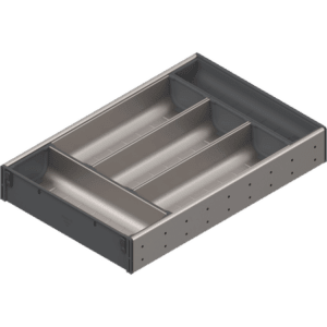 ORGA-LINE Set de casete (cu ocupare parţială), pentru TANDEMBOX Sertar, NL=450 mm, Lăţime=282 mm, pentru SPACE CORNER - ZSI.450BI3E