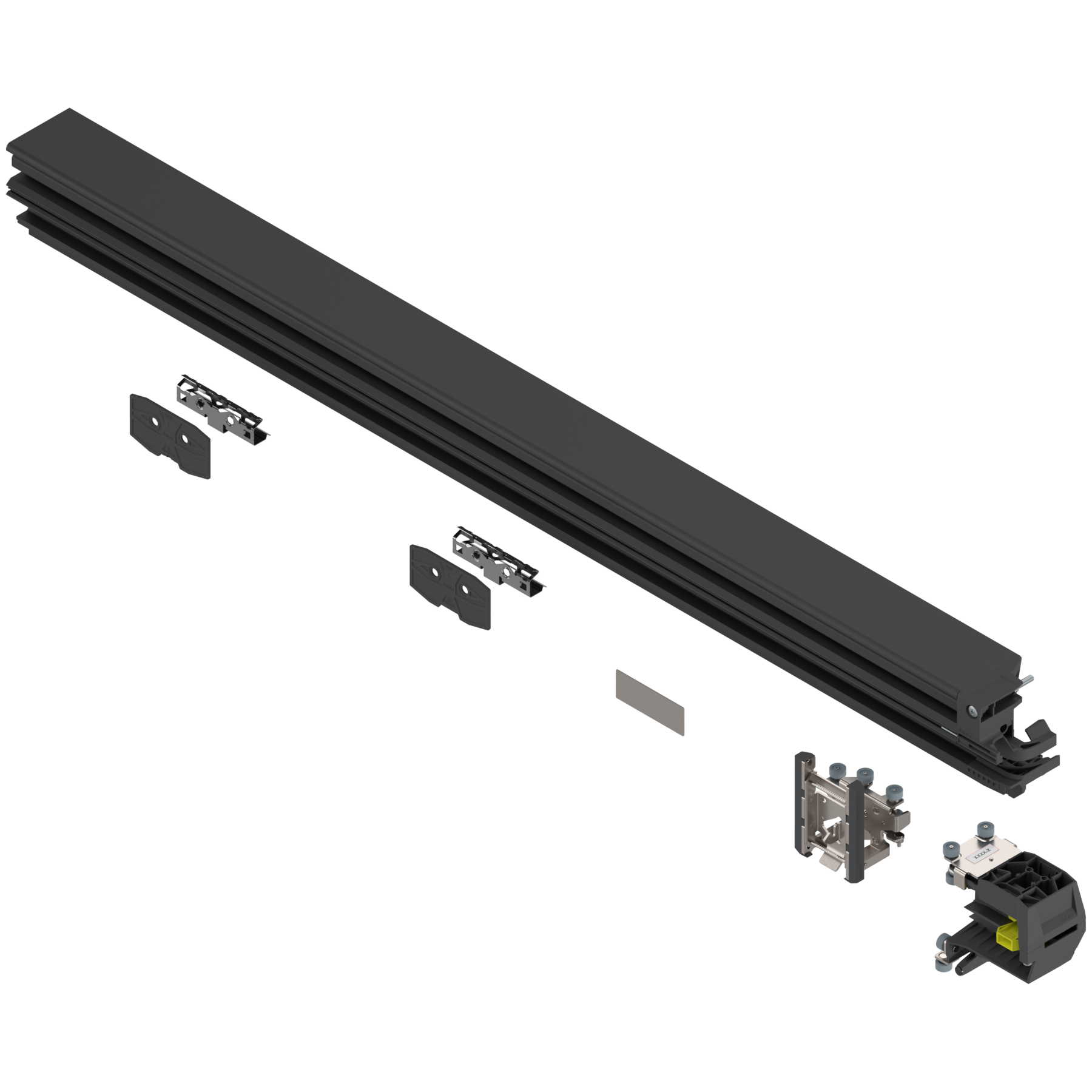 Uşă dublă, Suport rulant set, pentru lăţime interioară de corp în aplicaţie: 1050 mm, dreapta - 802L1050DR3
