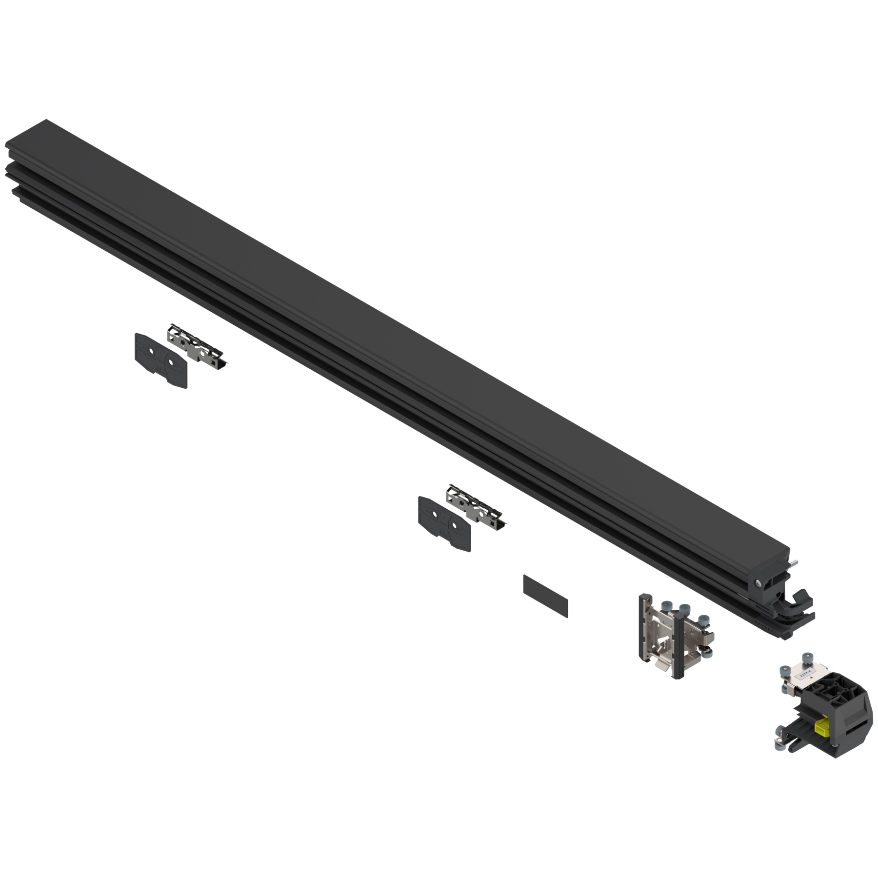 Uşă dublă, Suport rulant set, pentru lăţime interioară de corp în aplicaţie: 1250 mm, dreapta - 802L1250DR3
