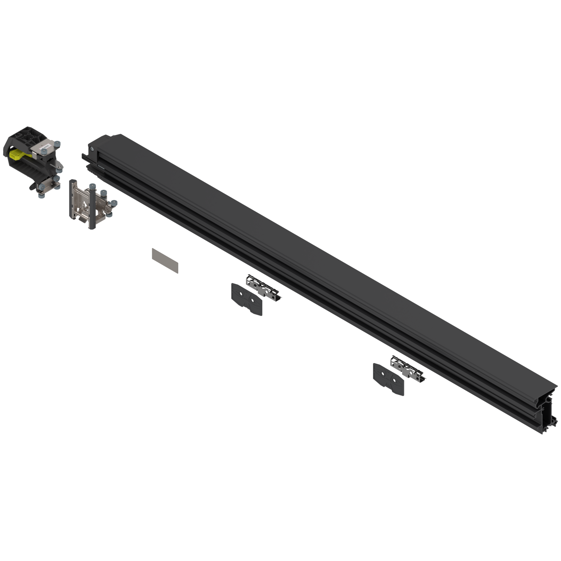 Uşă dublă, Suport rulant set, pentru lăţime interioară de corp în aplicaţie: 1350 mm, stânga - 802L1350DL3
