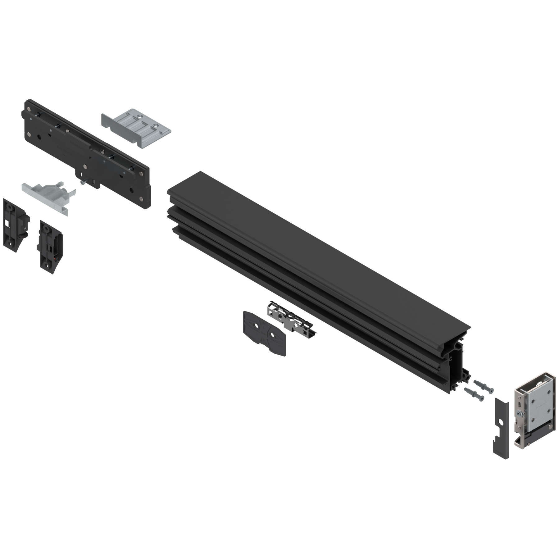 Uşă dublă, Set de montare, pentru lăţime interioară de corp în aplicaţie: 600 mm, stânga - 802M6003.L3