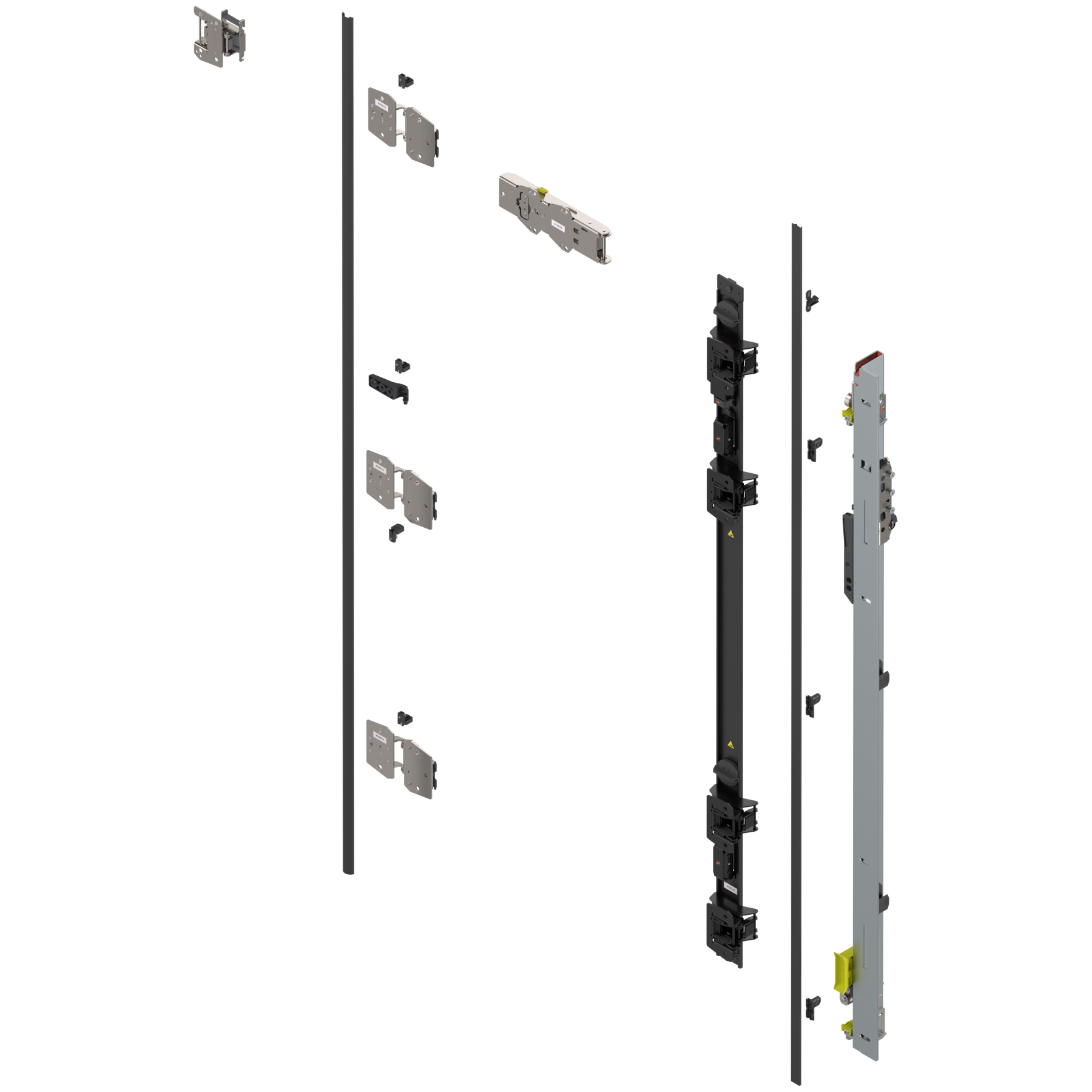 Uşă dublă, Suport balama set, pentru Înălţime pocket 1357–1506 mm, dreapta - 802T1350.R3