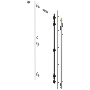 Uşă dublă, Suport balama set, pentru Înălţime pocket 2557–2706 mm, dreapta - 802T2550.R3