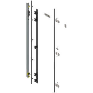 Uşă dublă, Suport balama set, pentru Înălţime pocket 2707–2856 mm, stânga - 802T2700.L3