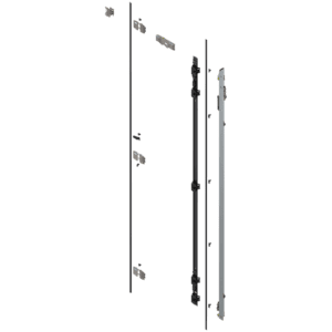 Uşă dublă, Suport balama set, pentru Înălţime pocket 2707–2856 mm, dreapta - 802T2700.R3