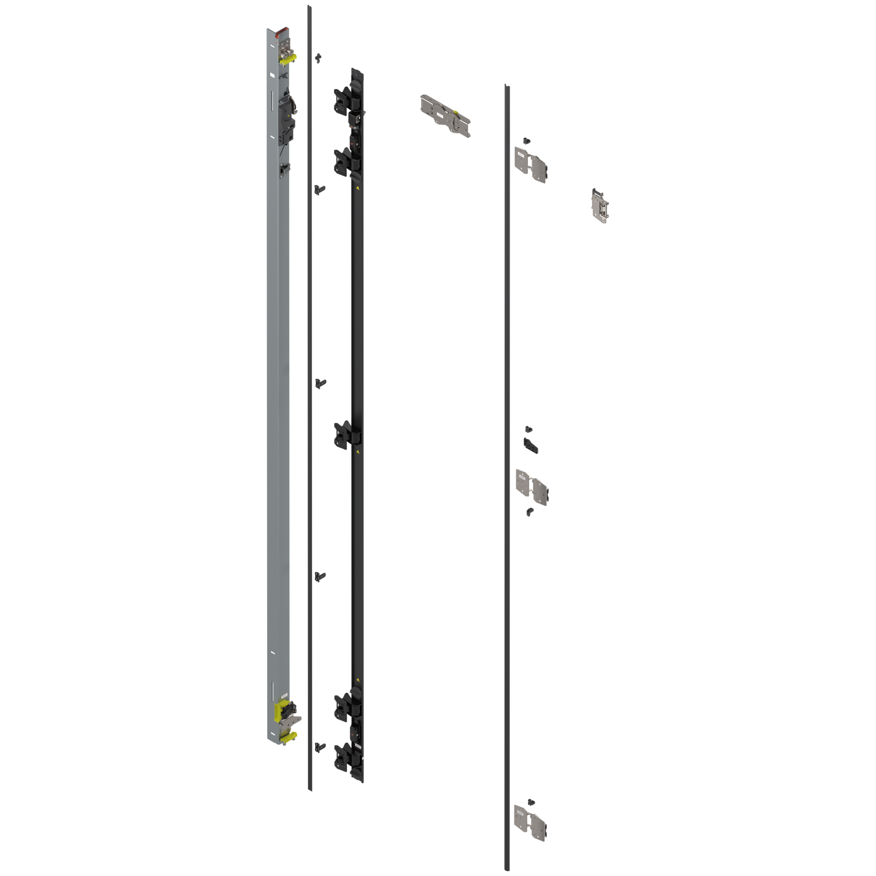 Uşă dublă, Suport balama set, pentru Înălţime pocket 2857–2999 mm, stânga - 802T2850.L3