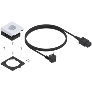 AMPEROS AC Element pentru curent electric, grosime fund: 12–32 mm, Tipul de priză: E - ESS.B01EB.2-alb